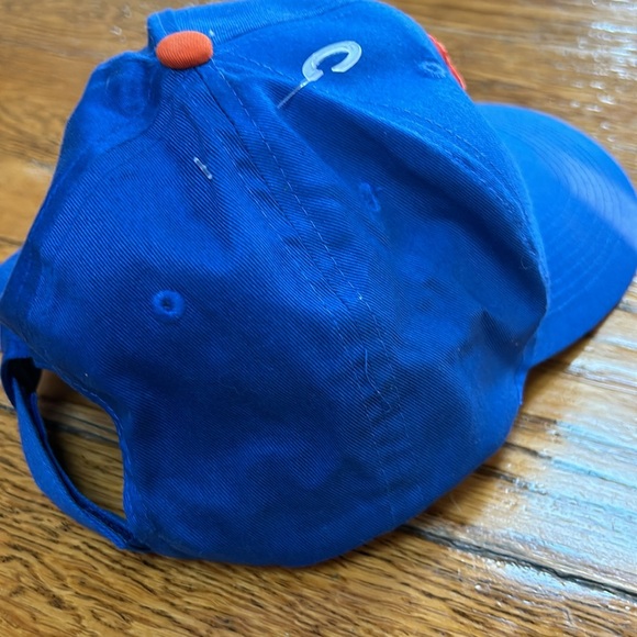 MLB New York Mets baseball cap. Blue w/orange NY logo appliqué. One size. - Picture 5 of 8